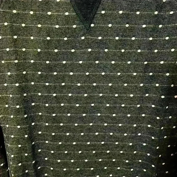 SO Navy Blue Polka Dot Long Sleeve With Kangaroo Pocket Size Large - Picture 2 of 3